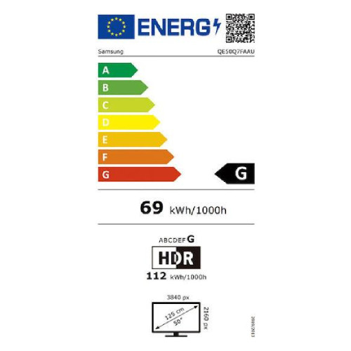 Samsung QE50Q7FAAUXXH 50''  QLED 4K Τηλεόραση