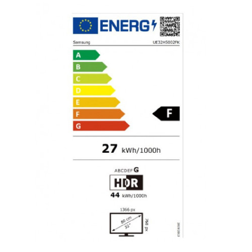 Samsung UE32H5002FKXXH 32''  Crystal HD Τηλεόραση