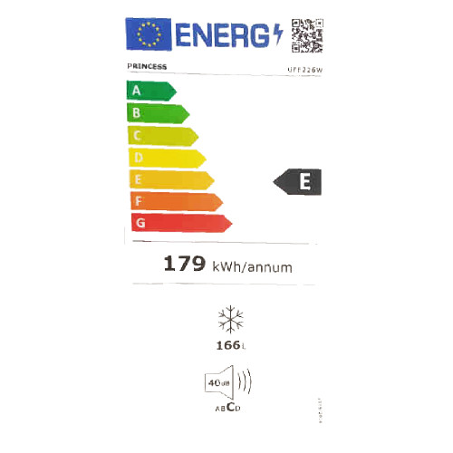 PRINCESS UFE226W Καταψύκτες