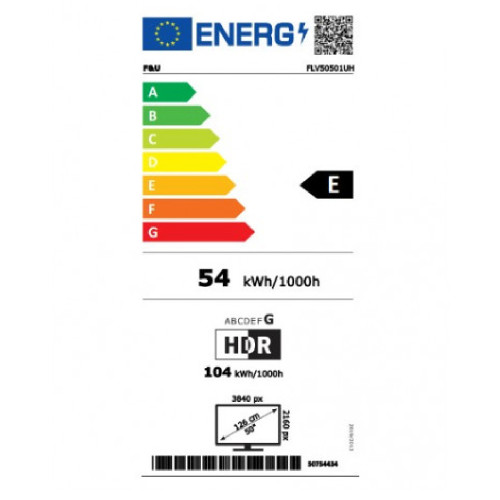 F&U FLV50501UH VIDA SMART TV Τηλεόραση
