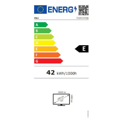 F&U GOOGLE QLED FLG43141QL 43