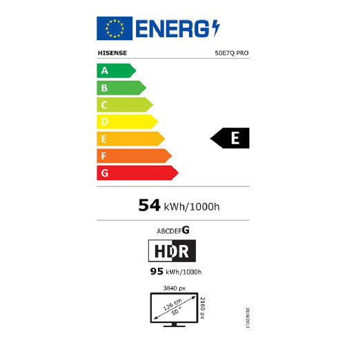 Hisense 50E7Q QLED 50 