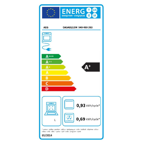 AEG OA5AB211SS + HK624010XB (W-SET) Σετ Φούρνος + Εστία