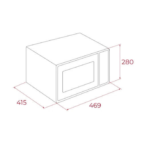 TEKA HMWE FS23 GC BK AIRFRY Black Φούρνος μικροκυμάτων