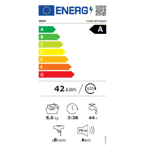 HAIER HW80-BP14929A-S Πλυντήρια ρούχων