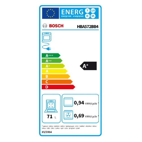BOSCH HBA572BB4 Φούρνοι