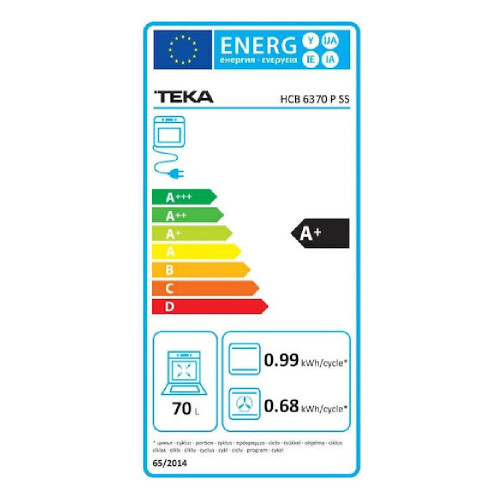 TEKA HCB 6370 P SS Φούρνος Φούρνοι