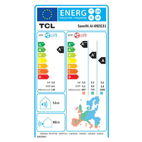 TCL AI PRO-18ZG11 I/O (W-SET) Κλιματιστικά Τοίχου