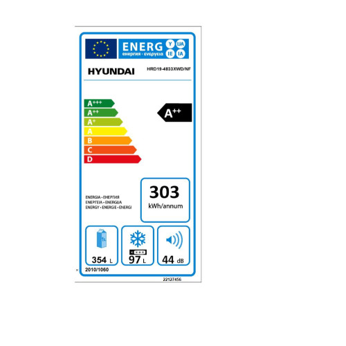 HYUNDAI HRD19-4833XWD/NF Ψυγεία Inox