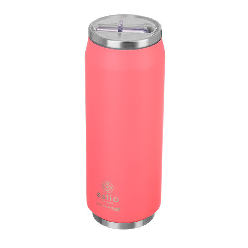 ESTIA SAVE THE AEGEAN 500ml Coffee Flask Pastel Coral