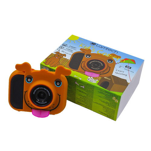 LAMTECH LAM111962 Kids Camera With Silicon Case Dog