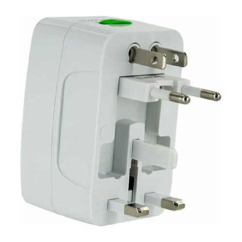 LAMTECH LAM112969 UNIVERSAL TRAVEL ADAPTER + 2XUSB