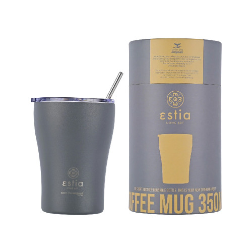 ESTIA 01-12441 SAVE THE AEGEAN 350ml Travel Mug Fjord Grey