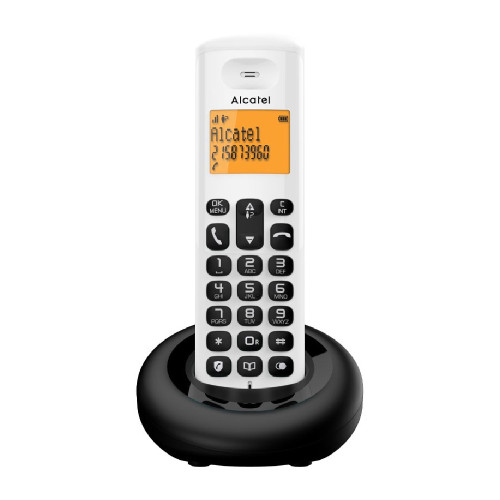 ALCATEL E160 EWE Ασύρματο Τηλέφωνο White