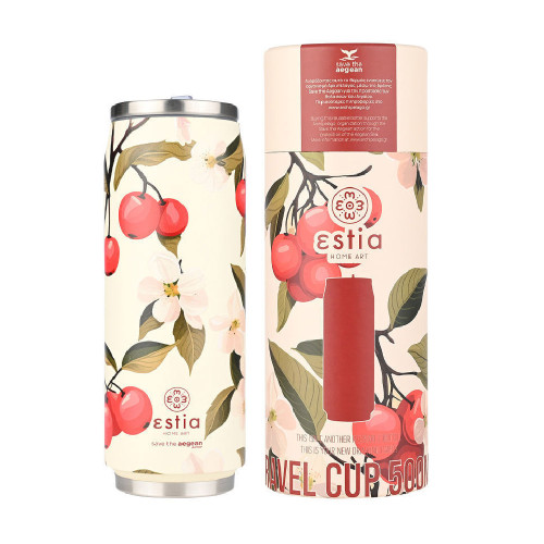 ESTIA 01-22730 SAVE THE AEGEAN 500ml Travel Cup Sakura Whisper