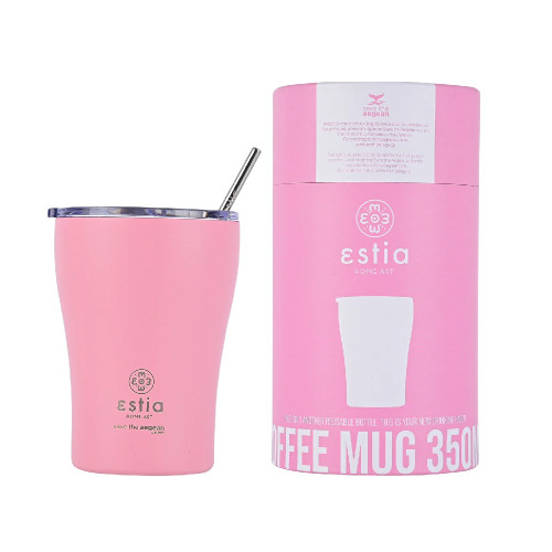 ESTIA 01-12472 SAVE THE AEGEAN 350ml Coffee Mug Blossom Rose