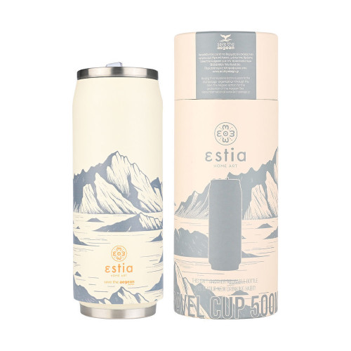ESTIA 01-22754 SAVE THE AEGEAN 500ml Travel Cup Alpine Essence